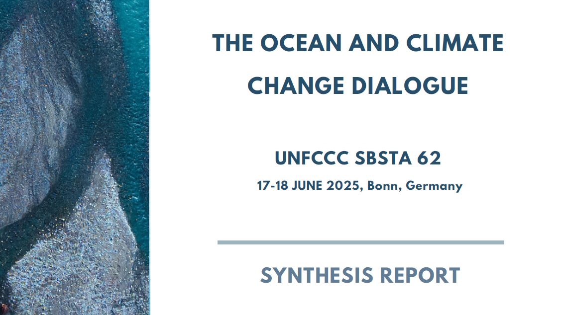 EBCD Contributing to the Ocean & Climate Change Dialogue