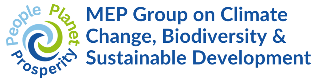 New logo MEP Group on Climate change, Biodiversity & Sustainable Development (12) g